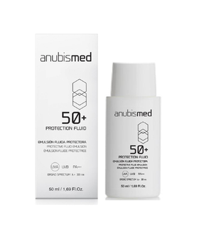AnubisMed SPF 50+ Protection Fluid Emulsion with Very High Protection (PA++++) and with Broad Spectrum, (50ml)